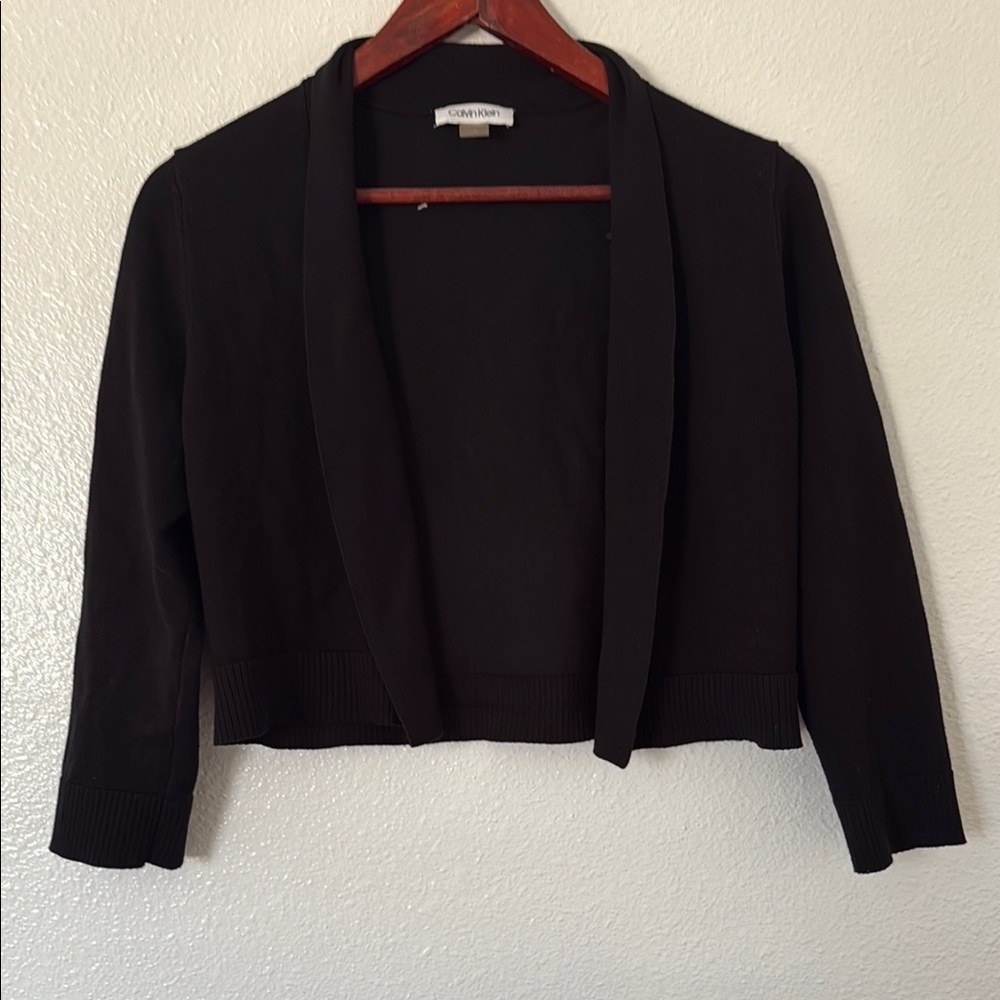 Calvin Klein Elegant Black Cardigan